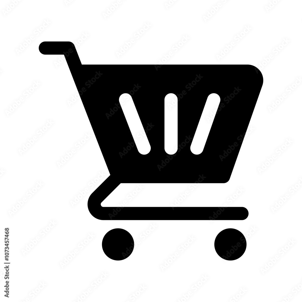 Poster shopping cart icon set, shopping trolley symbol . add to shopping cart , buy and sale , full and emp