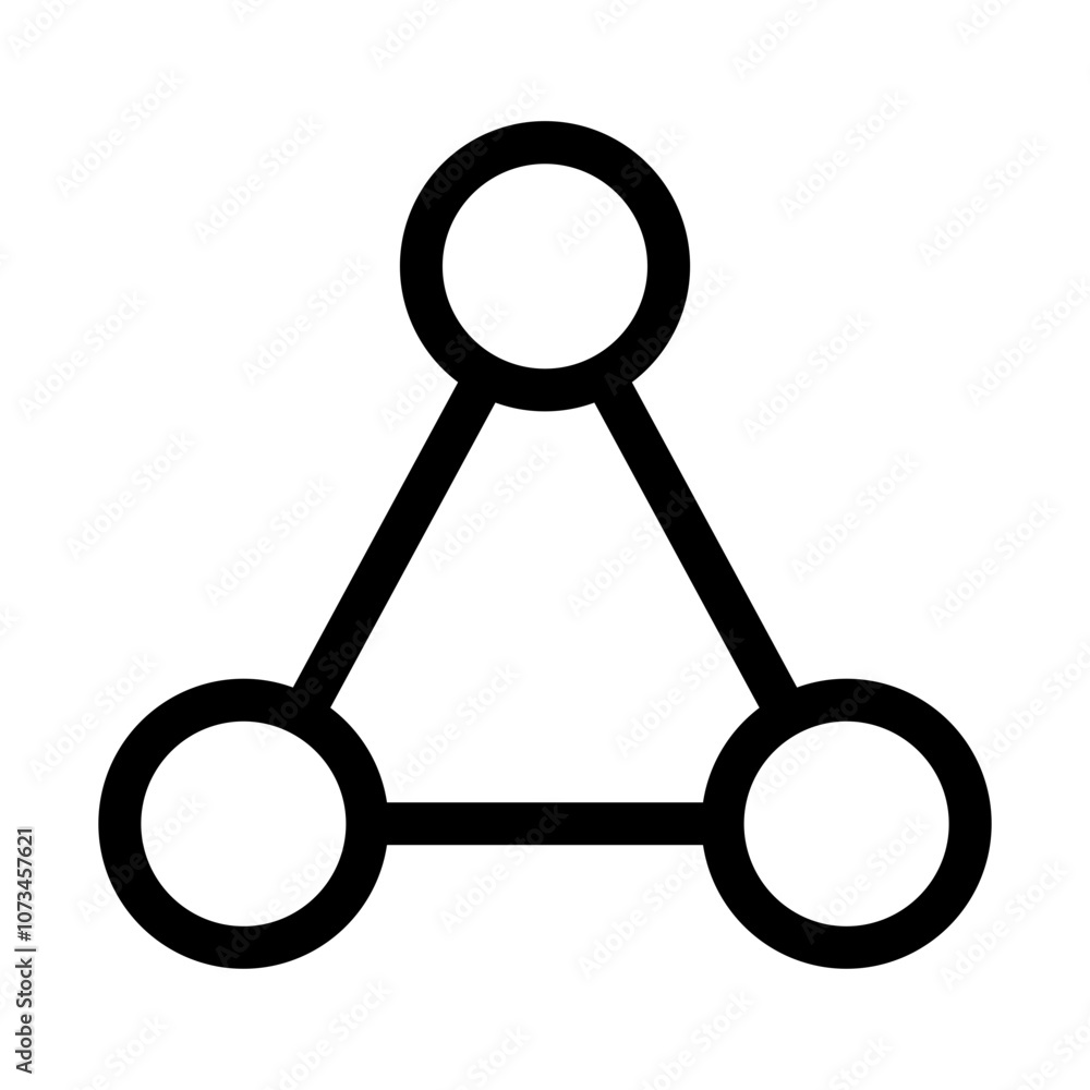 Poster Share icon, Connection symbol - network sharing icons, Share line icon button - Connect, data sharing, link symbol. web vector icon