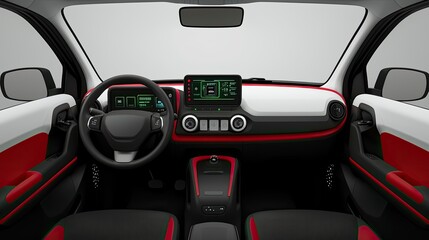 Explore the innovative interior design of a modern electric vehicle cabin for enhanced driving comfort