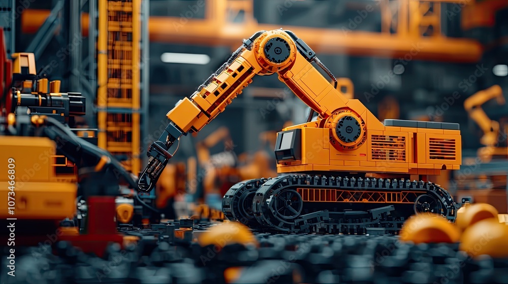 Poster innovative robotic arm transforms industry with advanced automation technology for enhanced efficien