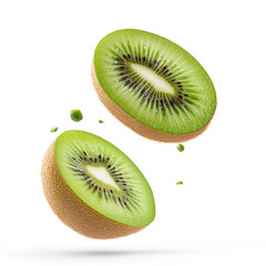 kiwi fruit isolated on white