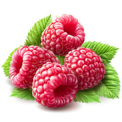raspberry isolated on white