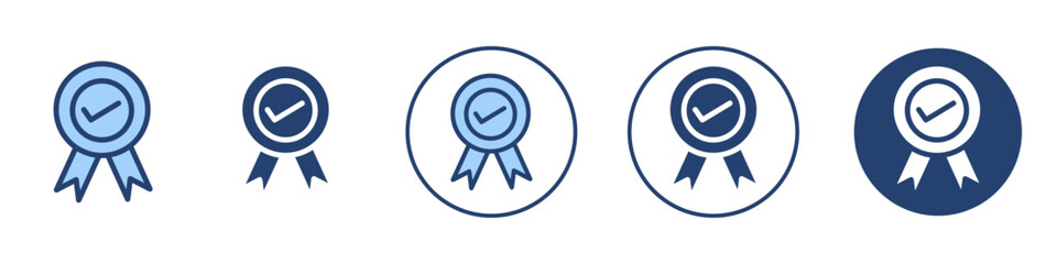 Success Icon Thin line art isolated