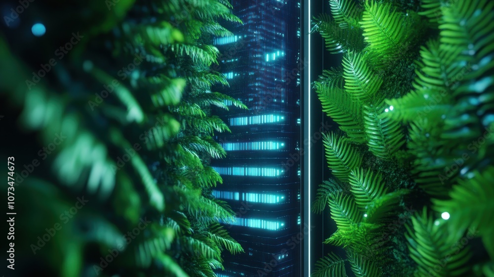 Poster unlocking sustainable growth digital display with ecosystem data insights and sustainability data ec