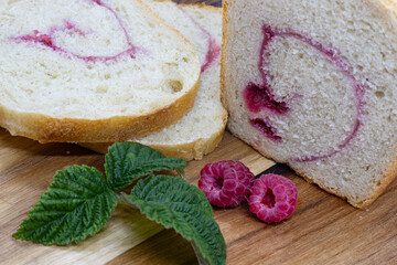 Raspberry Sourdough Bread
