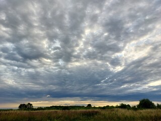 Clouds, cloudy landscape