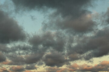stormy clouds in the sky
