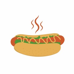 hot dog illustration