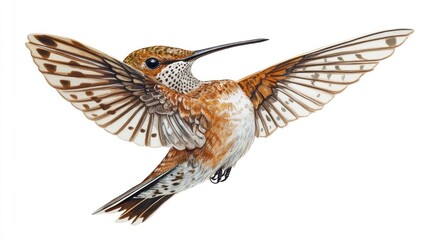 Fototapeta premium Hummingbird in Flight