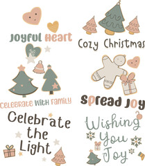 Cozy Pastel Holiday Cheer Collection