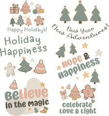 Cozy Pastel Holiday Cheer Collection