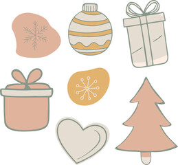 Cozy Pastel Holiday Cheer Collection