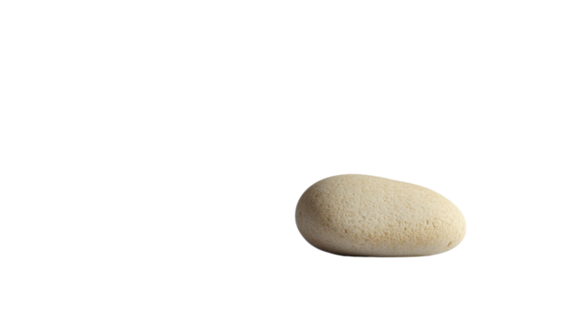 Round river stone transparent background