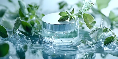 Fresh Botanical Cream in Water Splash