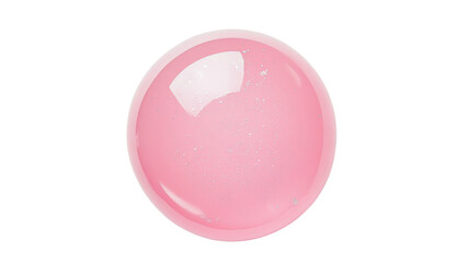 Obraz premium Single soap bubble transparent background