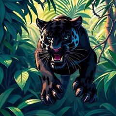 
panther drawing 2