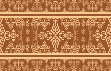 Geometric ethnic oriental pattern traditional Design for background,carpet,wallpaper,clothing,wrapping,Batik,fabric,Vector embroidery style.
