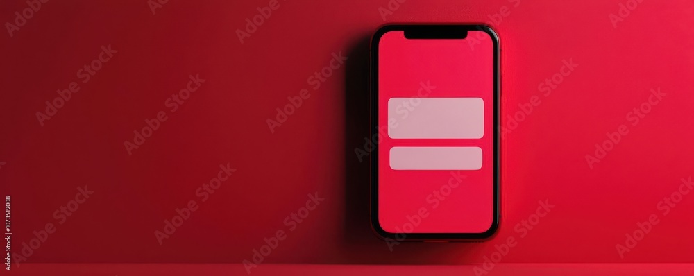 Poster macro of a phone screen showing a new message notification from a business connection