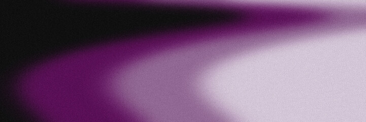purple and black abstract grainy noise texture gradient wave design background panoramic poster	
