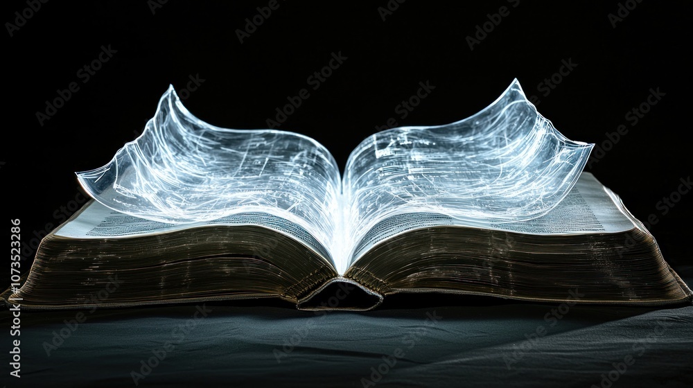 Aufkleber transparent transactions: capture images of transparent dealings, such as open books or digital scre
