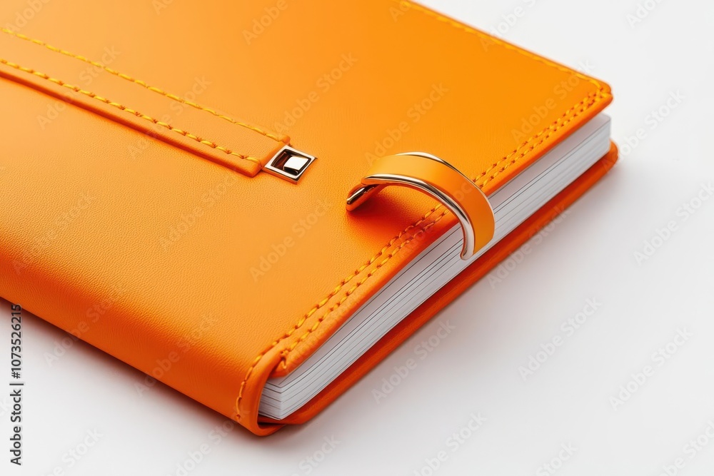 Poster close-up of a planner with a daily routine checklist for maintaining discipline in leadership, plann