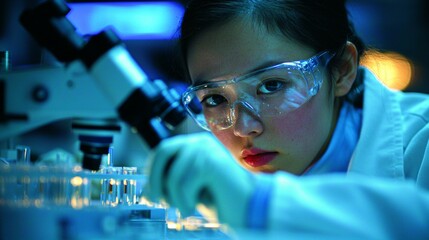 group scientists analyzes pulse equipment modern laboratory filled advanced tools emphasizing their commitment research and discovery amidst bright lighting.