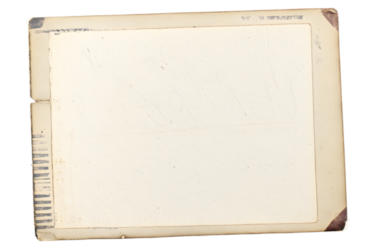 old photo frame texture png isolated picture postcard border