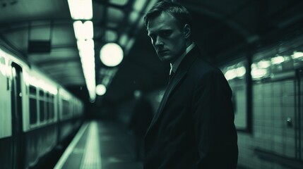 train in motion blur