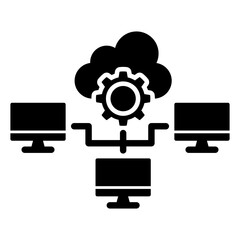 Infrastructure Glyph Icon