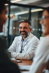 Obraz premium Professional Smiles - Team Laughter