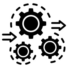 Processing Glyph Icon