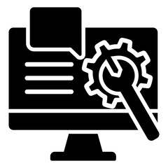 Web Settings Glyph Icon