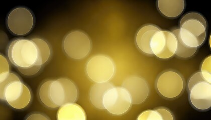 Radiant Gold Bokeh Background