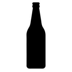 Beer Bottle Silhouette vector illustration