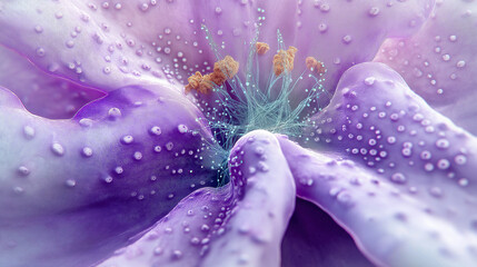 Titel: Faszinierende Mikrowelt einer Koralle in leuchtenden Farben

