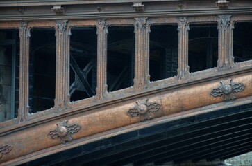 Paris, France 03.25.2017: Stone bridges over the river Seine in Paris
