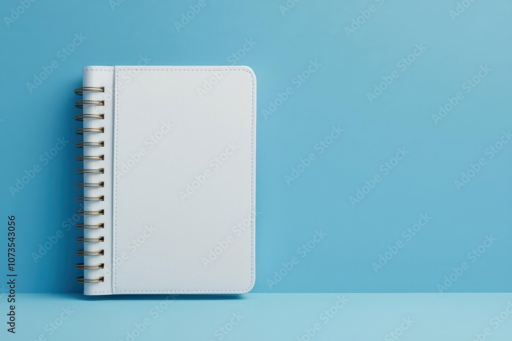 Poster close-up of a planner with a daily routine checklist for maintaining discipline in leadership, plann