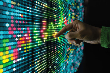 Hands Directing Stock Market Growth