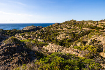 Landscape of Cap de Creus near Cadaqués on the Costa Brava, Spain