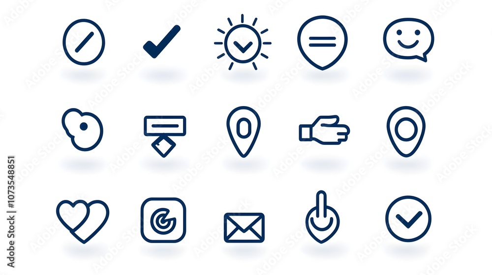 Poster This comprehensive collection of client satisfaction icons features a variety of symbols in a minimalist line style designed to represent feedback rating and customer experience