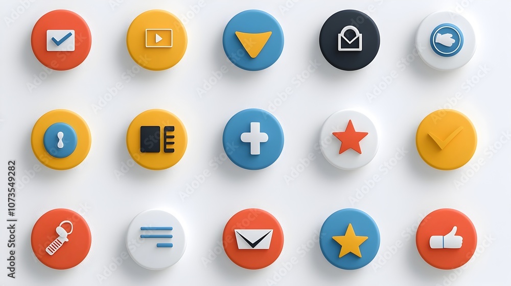 Poster minimalist feedback icon set featuring customer satisfaction symbols including rating testimonial an