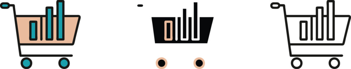 Shopping Cart Comparison Bar Graph Data