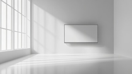 Fototapeta premium empty white room
