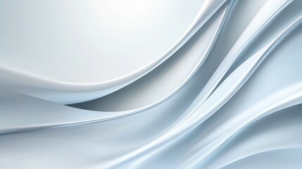 Soft Curved Abstract Background Design with Subtle Light Colors and Fluid Shapes Creating a Serene and Modern Aesthetic for Various Creative Projects