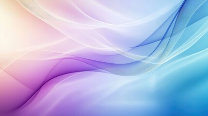 Abstract blue and purple waves gradient background