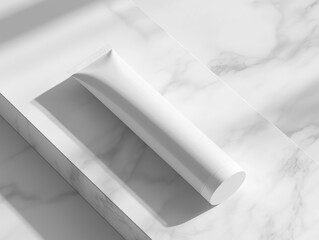 Matte tube mockup for lotion