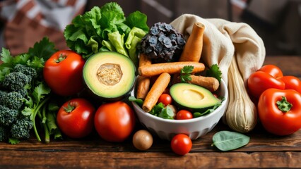 Vibrant Fresh Vegetables for Healthy Meals and Nutritious Salads - Perfect for a Balanced Diet