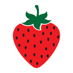 Obraz premium strawberry logo icon. logo or icon strawberry template design.eps10