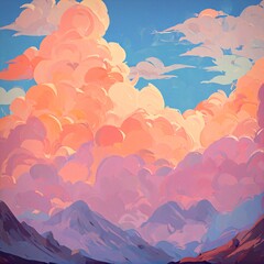 Beautiful Mountain View