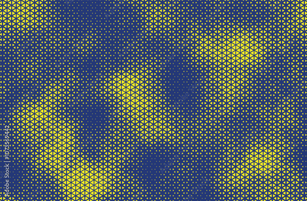 Aufkleber abstract triangle halftone background. triangle vector abstract geometric background. halftone trian